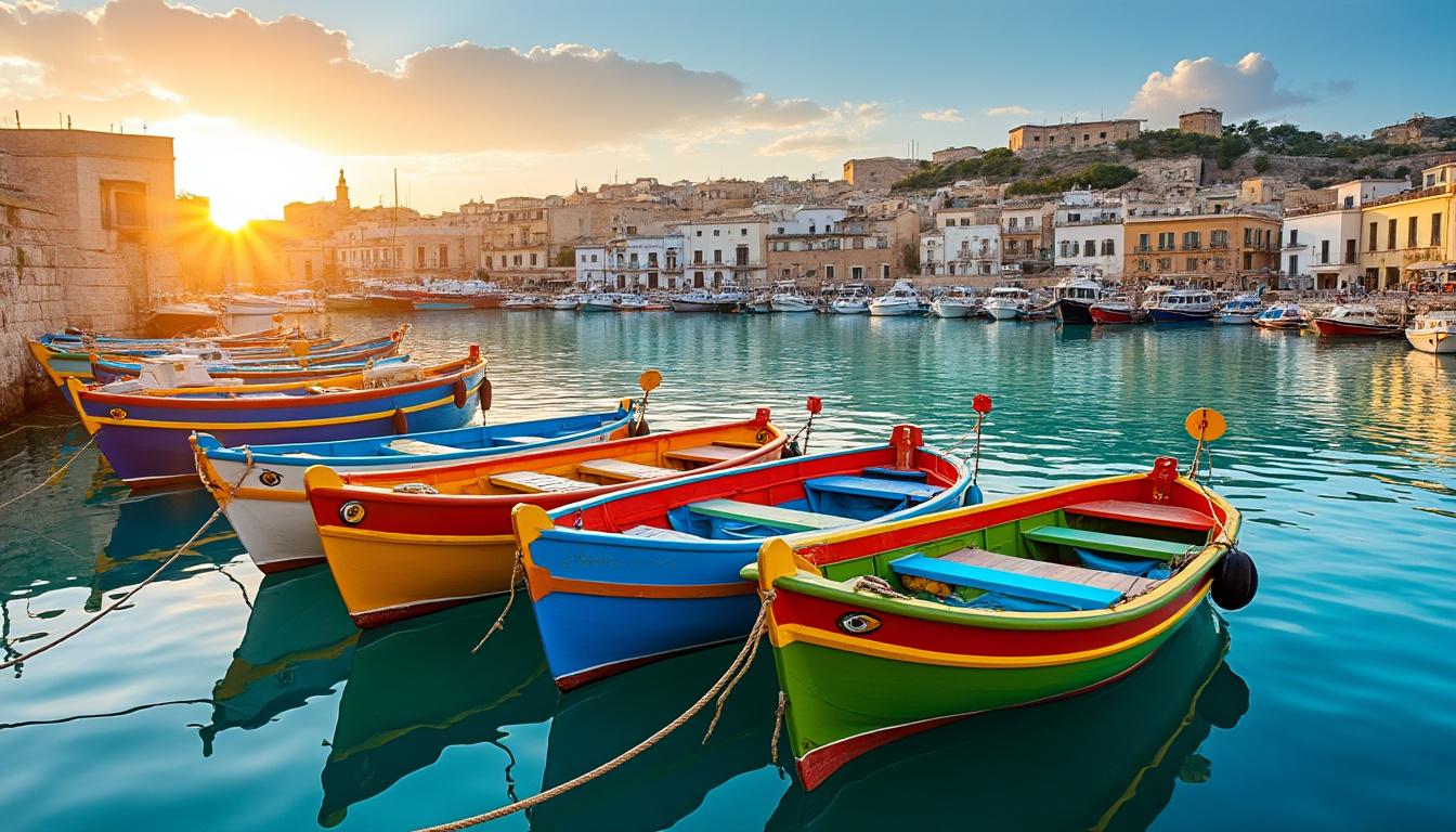 découvrez marsaxlokk, le village de pêcheurs emblématique de malte en 2025. guide complet pour explorer ses marchés colorés, sa gastronomie locale et ses traditions authentiques.
