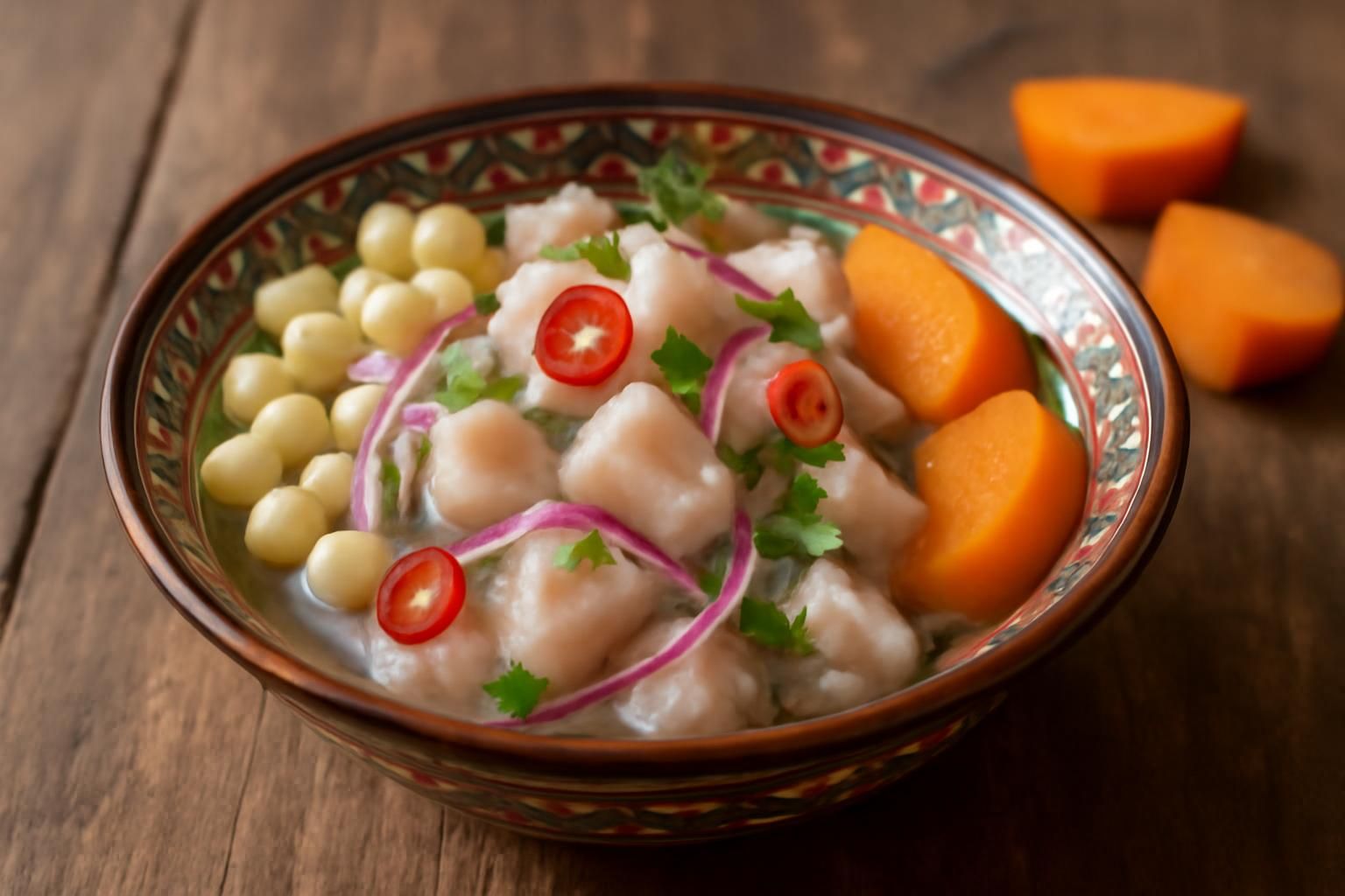apprenez à préparer le ceviche péruvien authentique avec notre recette traditionnelle, fraîche et savoureuse, pour un goût unique du pérou.