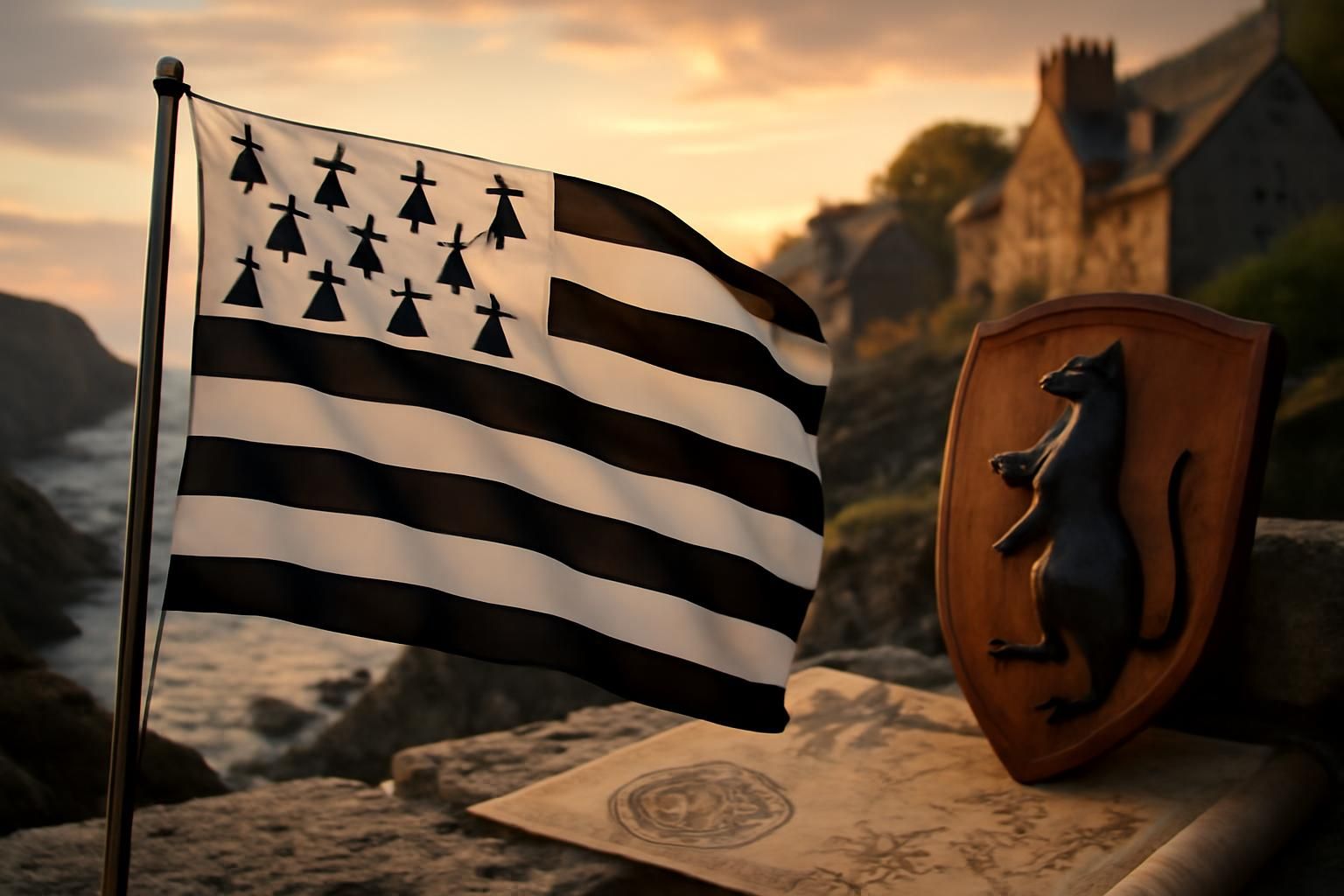 découvrez l'histoire fascinante du drapeau breton, ses origines et les symboles qui représentent fièrement la bretagne.